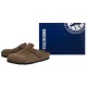 Klapki Birkenstock Boston BS SF Dark Tea Tonal 1030814 - małe zdjęcie