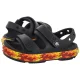Sandałki Crocs Crocband Cruiser Flames Sandal Kid's Black 211269-001 - małe zdjęcie