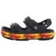 Sandałki Crocs Crocband Cruiser Flames Sandal Kid's Black 211269-001 - małe zdjęcie