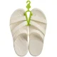 Klapki Crocs Getaway Patent Strappy Chalk 211296-0WV - małe zdjęcie