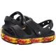 Sandałki Crocs Crocband Cruiser Flames Sandal Kid's Black 211268-001 - małe zdjęcie