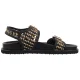 Sandały Wojas Czarne 76242-80 - małe zdjęcie