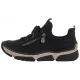 Półbuty Rieker Czarne 45973-00 Black - małe zdjęcie