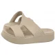 Klapki Crocs Getaway Groove Platform Hstrap Sandstone 210701-0LH - małe zdjęcie