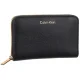 Portfel Calvin Klein Foil Logo Medium Zip Around Black/Toasted Coconut LV04F1091G 332