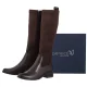 Oficerki Caprice Brązowe 9-25514-41 329 Dk Brown Comb - małe zdjęcie