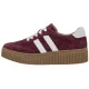 Sneakersy Filippo Bordowe DP6776/25 BG - małe zdjęcie