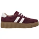 Sneakersy Filippo Bordowe DP6776/25 BG - małe zdjęcie