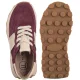 Sneakersy Filippo Bordowe DP7112/25 BG - małe zdjęcie