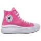Trampki Converse CTAS Move Hi White/Chaos Fuchsia A11817C - małe zdjęcie