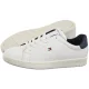 Sneakersy Tommy Hilfiger Low Cut Lace-Up Sneaker T3X9-34073-1355 X336 White/Blue - małe zdjęcie