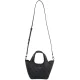 Torebka Guess Calista 2 In 1 Mini Tote HWSG73 34750 Coal Logo - małe zdjęcie