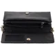 Torebka Kopertówka Guess Noelle II Xbody Flap Organizer HWBG96 72750 Coal Logo - małe zdjęcie