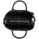 Torebka Guess Meridian II Girlfriend Satchel HWSG69 74060 Coal Logo - małe zdjęcie