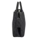 Torebka Guess Meridian II Girlfriend Satchel HWSG69 74060 Coal Logo - małe zdjęcie