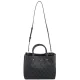 Torebka Guess Meridian II Girlfriend Satchel HWSG69 74060 Coal Logo - małe zdjęcie