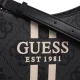Torebka Guess Noelle II Top Zip Shoulder Bag HWOS96 72180 Coal Logo - małe zdjęcie