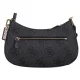 Torebka Guess Noelle II Top Zip Shoulder Bag HWOS96 72180 Coal Logo - małe zdjęcie