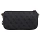 Torebka Guess Noelle II Dbl Pouch Crossbody HWBG96 72710 Coal Logo - małe zdjęcie