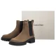 Sztyblety Calvin Klein Chunky Chelsea Boot Suede Classic Taupe YW0YW02071 ADH - małe zdjęcie
