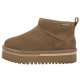 Śniegowce Tommy Hilfiger TJW Flatform Snow Boot Suede Bronze Twist EN0EN02841 RBH - małe zdjęcie