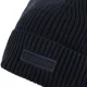 Czapka Calvin Klein Patch Chunky Rib Cotton Beanie Dark Sapphire LV04D8053G CEF - małe zdjęcie
