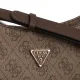 Torebka Guess Noelle II Top Zip Shoulder Bag HWBG96 72180 Latte Logo/Brown - małe zdjęcie