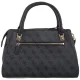 Torebka Guess Noelle II Luxury Satchel HWBG96 72070 Coal Logo - małe zdjęcie