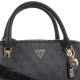 Torebka Guess Noelle II Luxury Satchel HWBG96 72070 Coal Logo - małe zdjęcie
