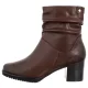 Botki Sergio Leone Brązowe BT 25636-S - małe zdjęcie