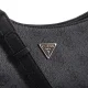 Torebka Guess Noelle II Top Zip Shoulder Bag HWBG96 71280 Coal Logo - małe zdjęcie