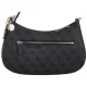Torebka Guess Noelle II Top Zip Shoulder Bag HWBG96 71280 Coal Logo - małe zdjęcie