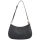 Torebka Guess Noelle II Top Zip Shoulder Bag HWBG96 71280 Coal Logo - małe zdjęcie