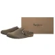 Klapki Pepe Jeans Corby Clog M Olive Green PMS90123 728 - małe zdjęcie