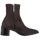 Botki Calvin Klein Block Heel Zip Boot Sue Chocolate Brown HW0HW02592 GBW - małe zdjęcie