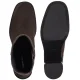 Botki Calvin Klein Block Heel Zip Boot Sue Chocolate Brown HW0HW02592 GBW - małe zdjęcie