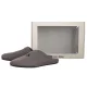 Kapcie Calvin Klein Home Slipper Mule Granite Gray/Black HM0HM01931 PCG - małe zdjęcie