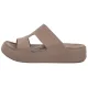 Klapki Crocs Getaway Platform H-Strap Latte 209409-2Q9 - małe zdjęcie