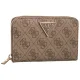 Portfel Guess Laurel II Slg Med Zip Around SWSG74 59140 Latte Logo - małe zdjęcie
