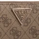 Portfel Guess Laurel II Slg Med Zip Around SWSG74 59140 Latte Logo - małe zdjęcie