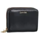 Portfel Calvin Klein CK Medium Flap Zip Around Black LV04F1075G UB1 - małe zdjęcie