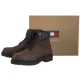 Trapery Tommy Hilfiger Tjm Lace Up Boot Leather Legacy Brown EM0EM01629 GV0 - małe zdjęcie