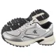 Buty Sportowe Calvin Klein Hike Runner Laceup Mesh Mix Met Silver/Black/Marshmallow YM0YM01402 0IX - małe zdjęcie
