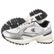 Buty Sportowe Calvin Klein Hike Runner Lace Up Mesh Mix Met Silver/Black/Bright White YW0YW02063 0IX - małe zdjęcie