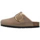Klapki Birkenstock Boston Big Buckle Shearling Tabacco Brown 1030444 - małe zdjęcie