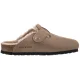 Klapki Birkenstock Boston Big Buckle Shearling Tabacco Brown 1030444 - małe zdjęcie