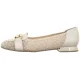 Mokasyny Caprice Beżowe 9-24201-46 199 Offwhite Comb - małe zdjęcie