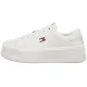Sneakersy Tommy Hilfiger Tjw Script Cupsole Flatform Ecru EN0EN02961 YBL - małe zdjęcie