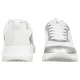 Sneakersy Calvin Klein Low Cut Lace-Up Sneaker Silver/White V3A9-83233-1844X059 - małe zdjęcie