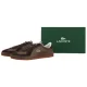 Sneakersy Lacoste Baseshot Pro 126 1 SMA Dk Brw/Gum- Leather 751SMA0077.031 - małe zdjęcie